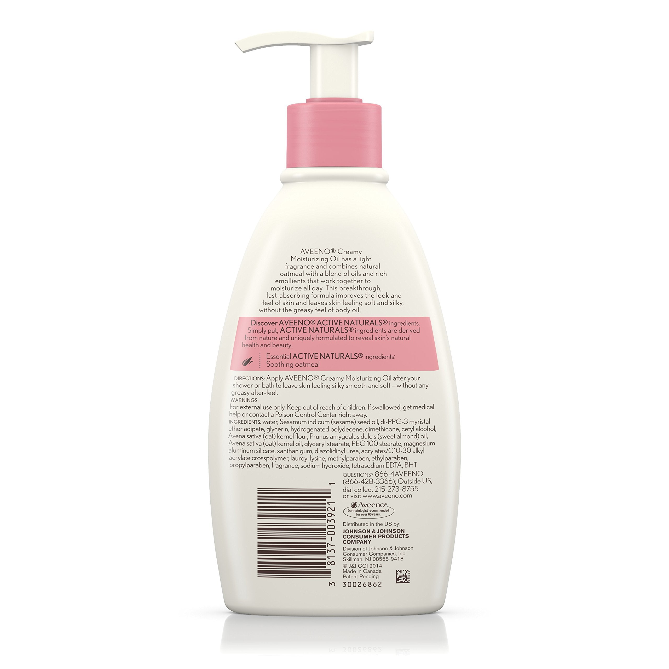 Aveeno Aveeno Creamy Moisturizing Oil, 12 Fl. Oz